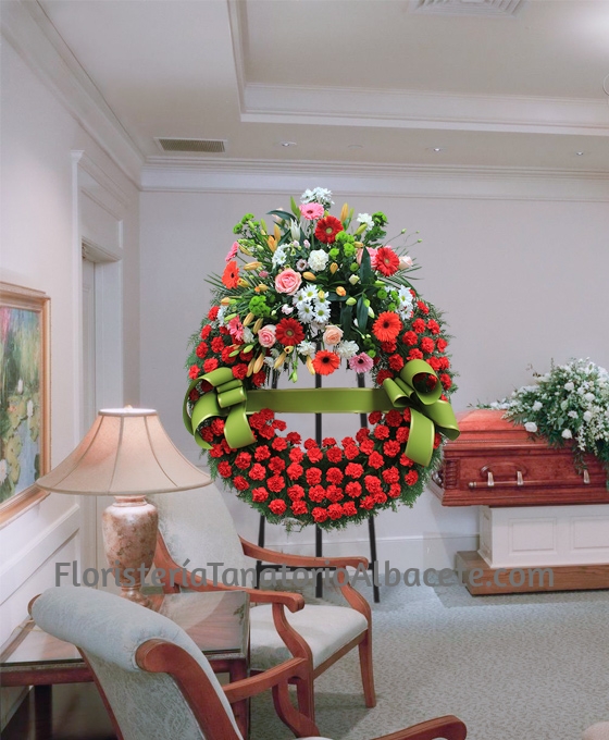 Envio de flores funerarias en Albacete